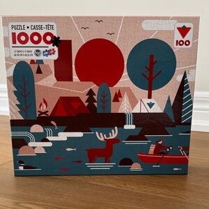 1000-Piece Scenic Camping Puzzle